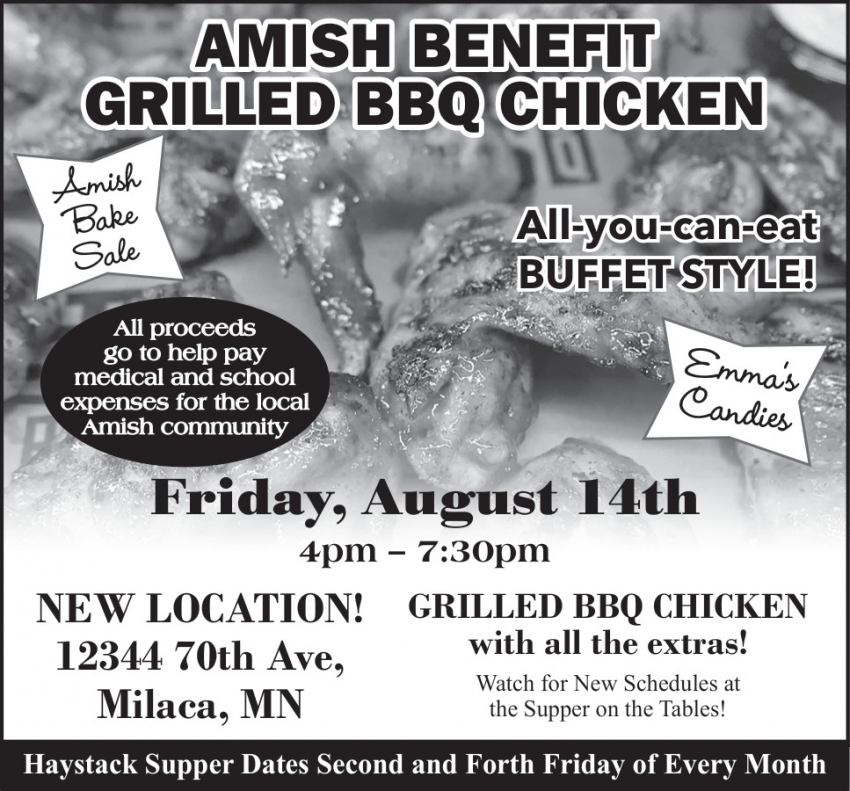 Amish Benefit Haystack Supper