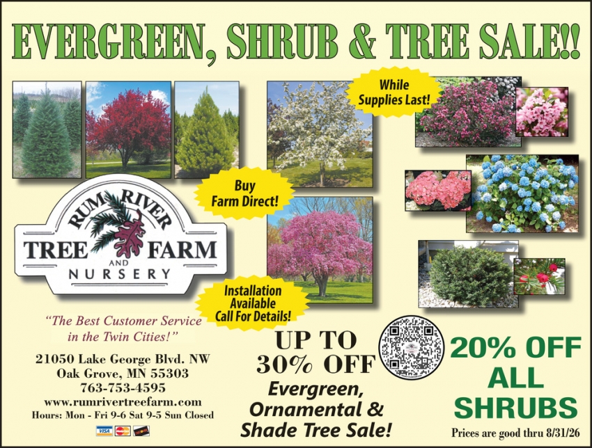 Rum River Tree Farm Nursery