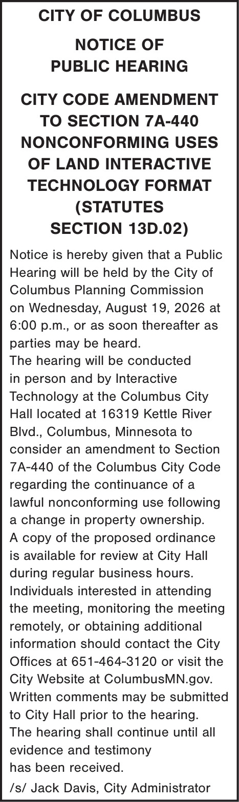 City Of Columbus