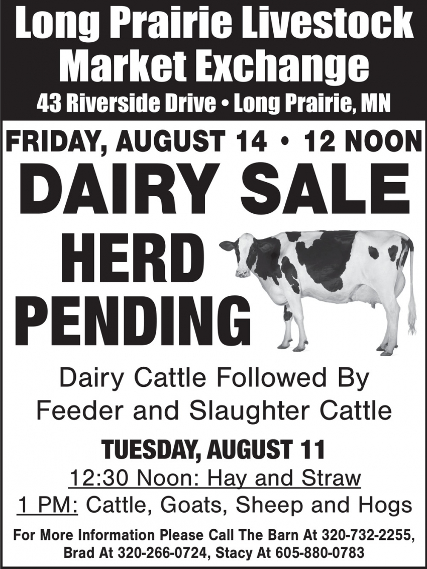 Long Prairie Livestock Market Exchange