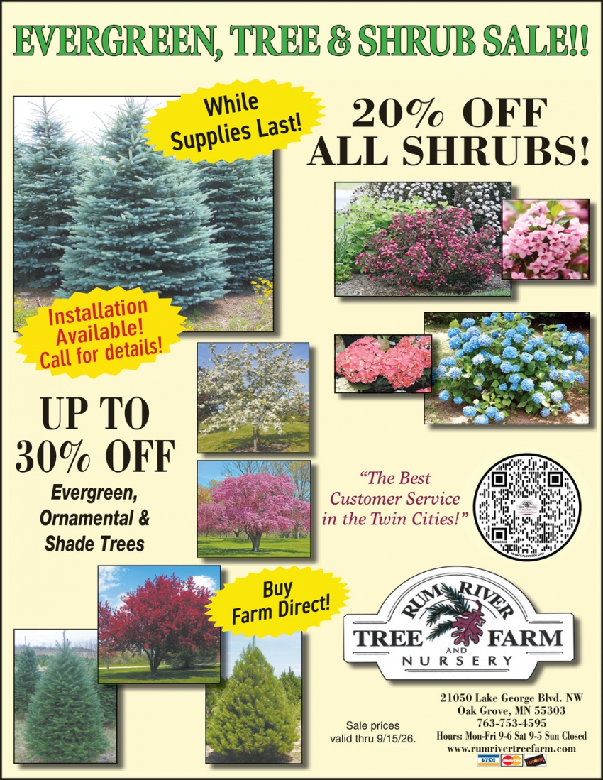 Rum River Tree Farm Nursery
