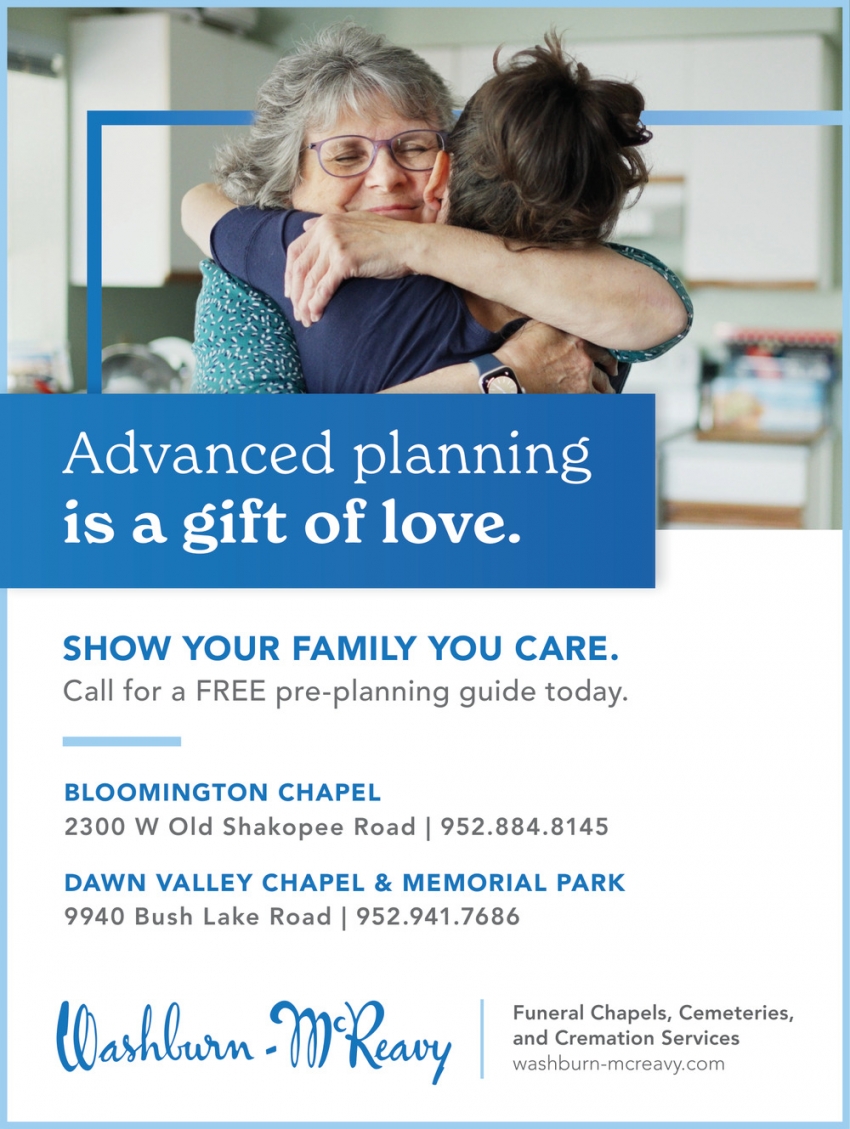 Washburn-McReavy Funeral Chapels - Bloomington Chapel, Dawn Valley Chapel & Memorial Park