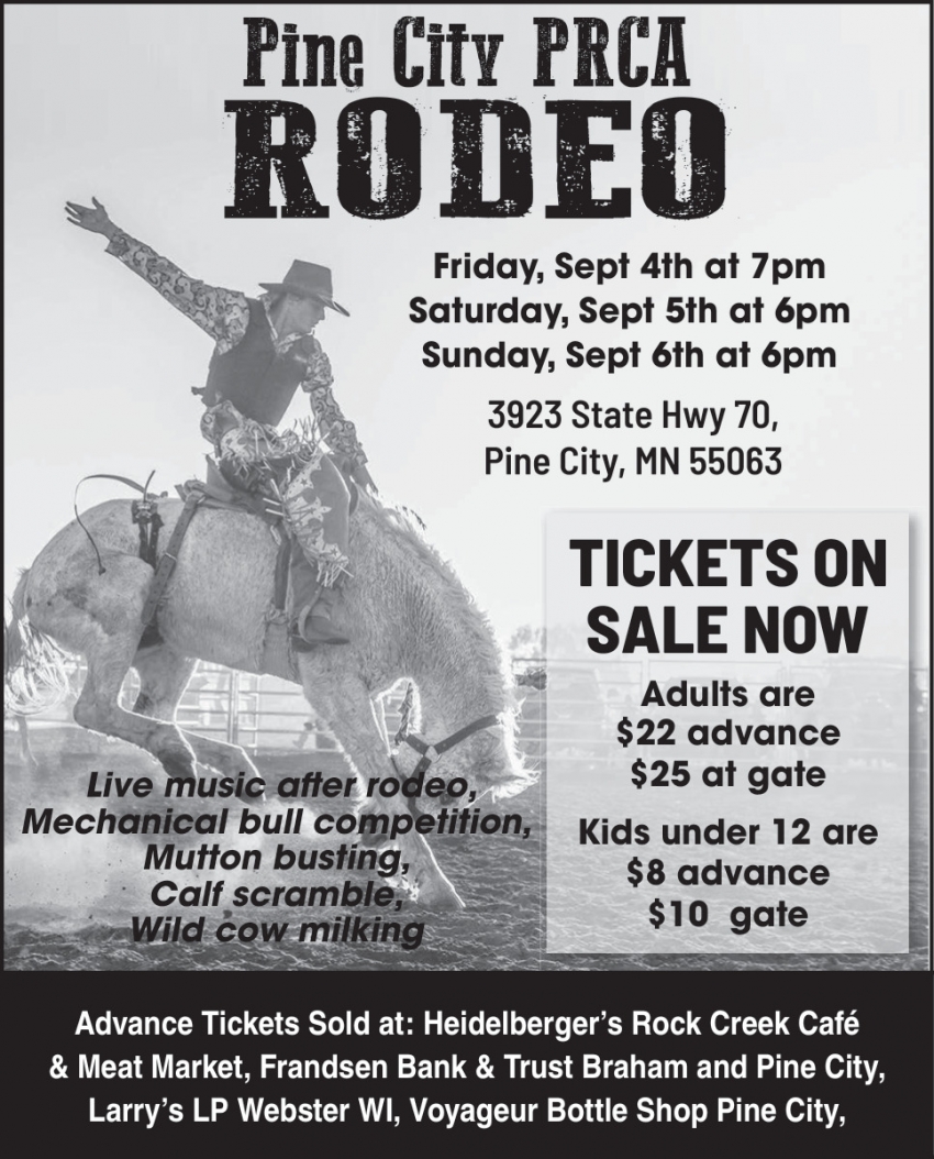 Pine City Championship PRCA Rodeo