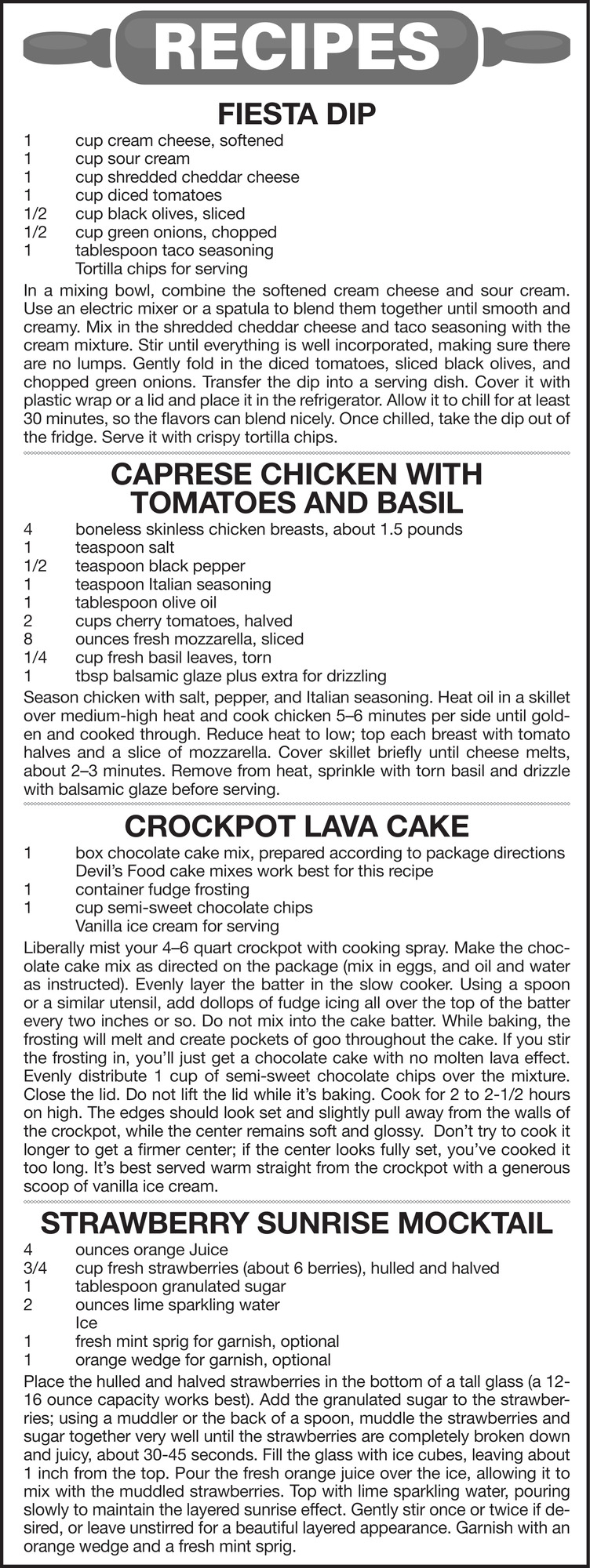 Recipes
