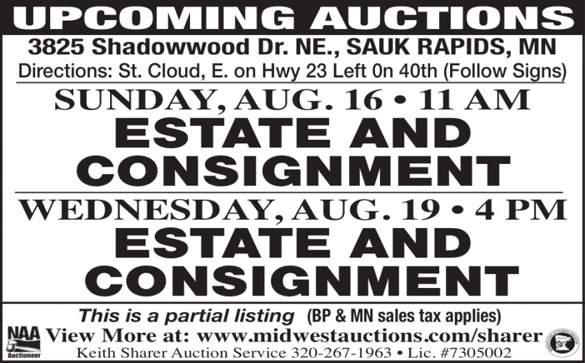 Keith Sharer Auction Service