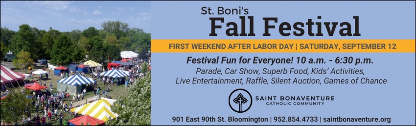 St. Boni's Fall Festival