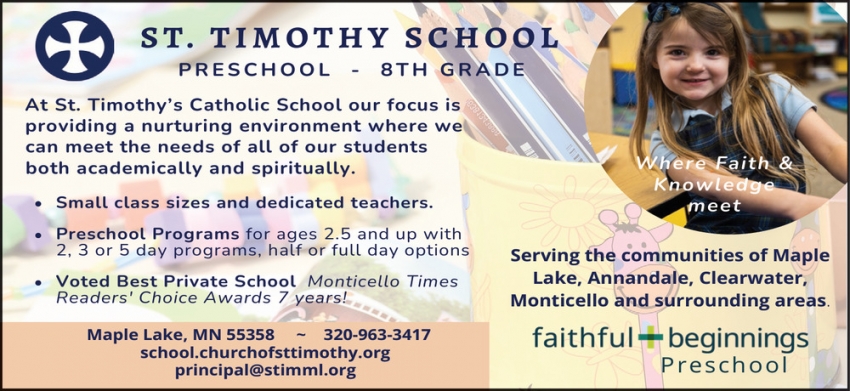St. Timothy's Catholic School