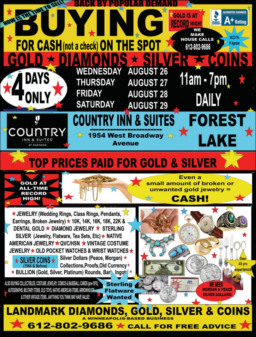 Landmark Diamonds, Gold, Silver & Coins