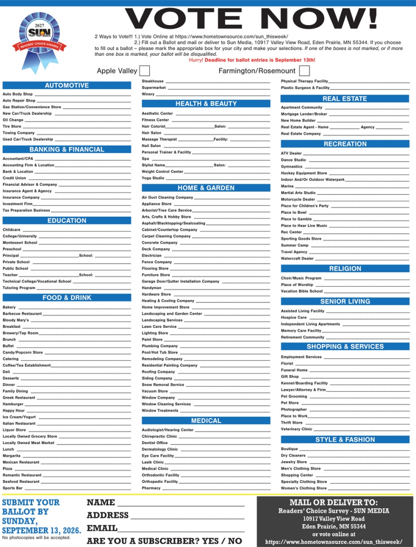 Sun Thisweek