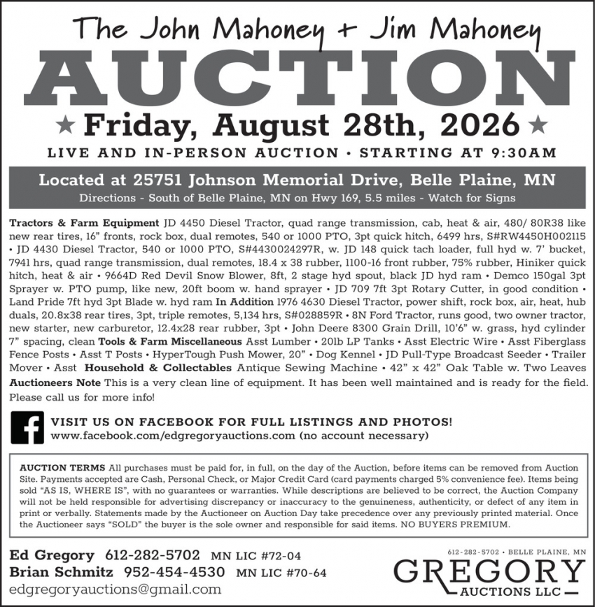 Gregory Auctions, LLC