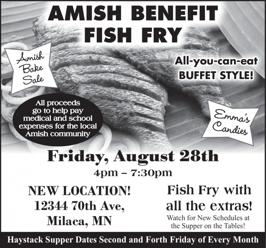 Amish Benefit Haystack Supper
