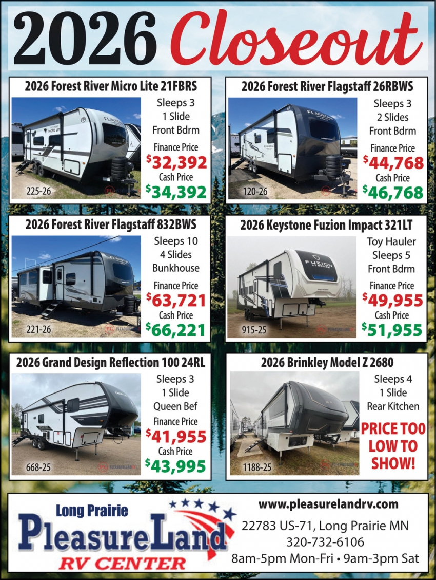 Long Prairie-Pleasure Land Rv Center
