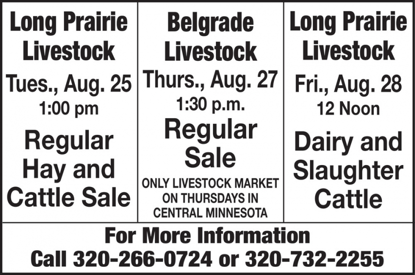 Long Prairie Livestock - Belgrade Livestock