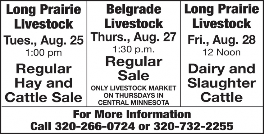 Long Prairie Livestock - Belgrade Livestock