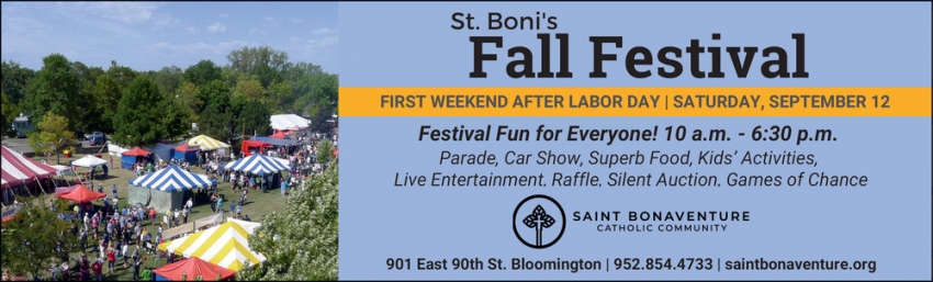 St. Boni's Fall Festival