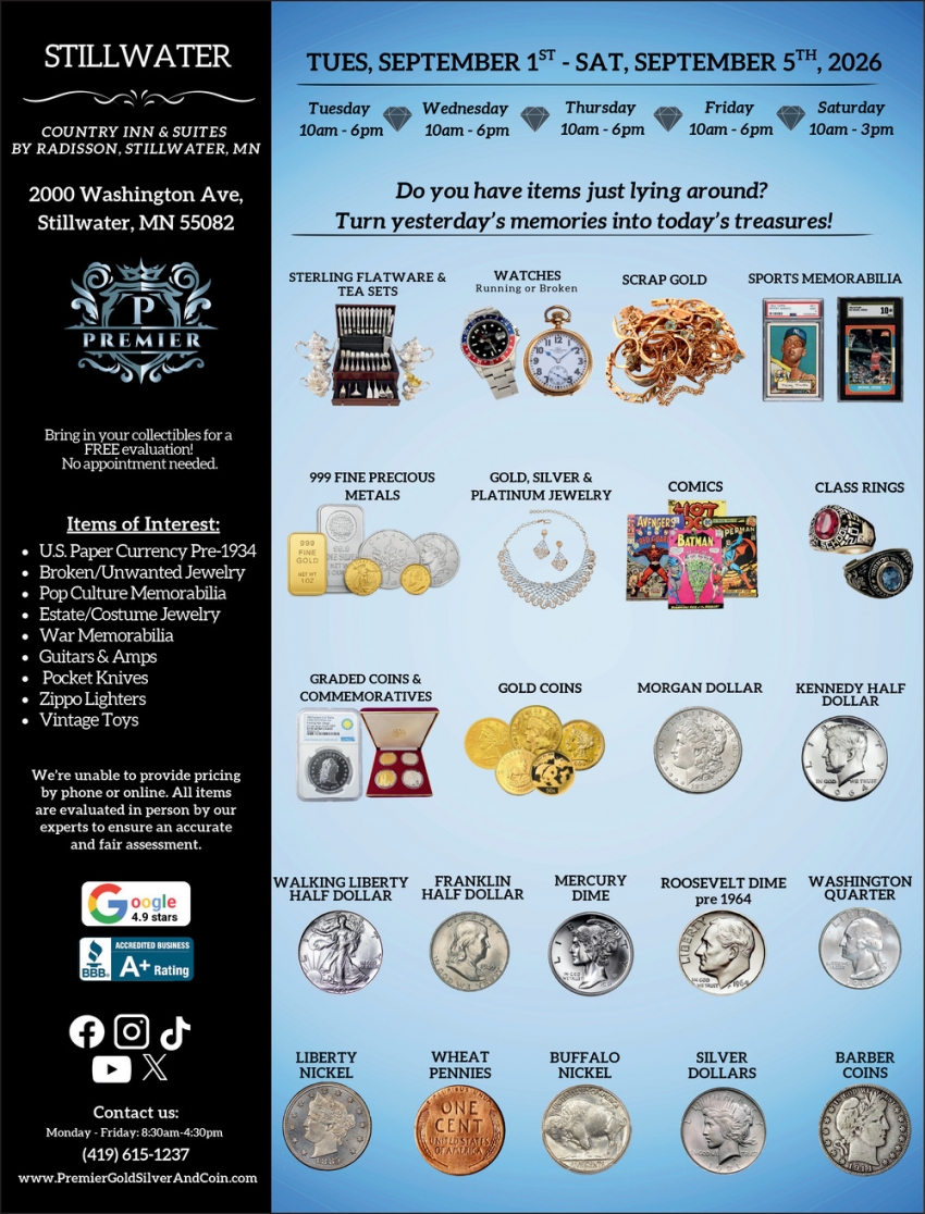 Premier Gold Silver And Coin