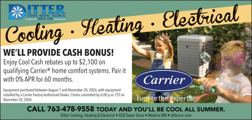 Ditter Cooling and heating