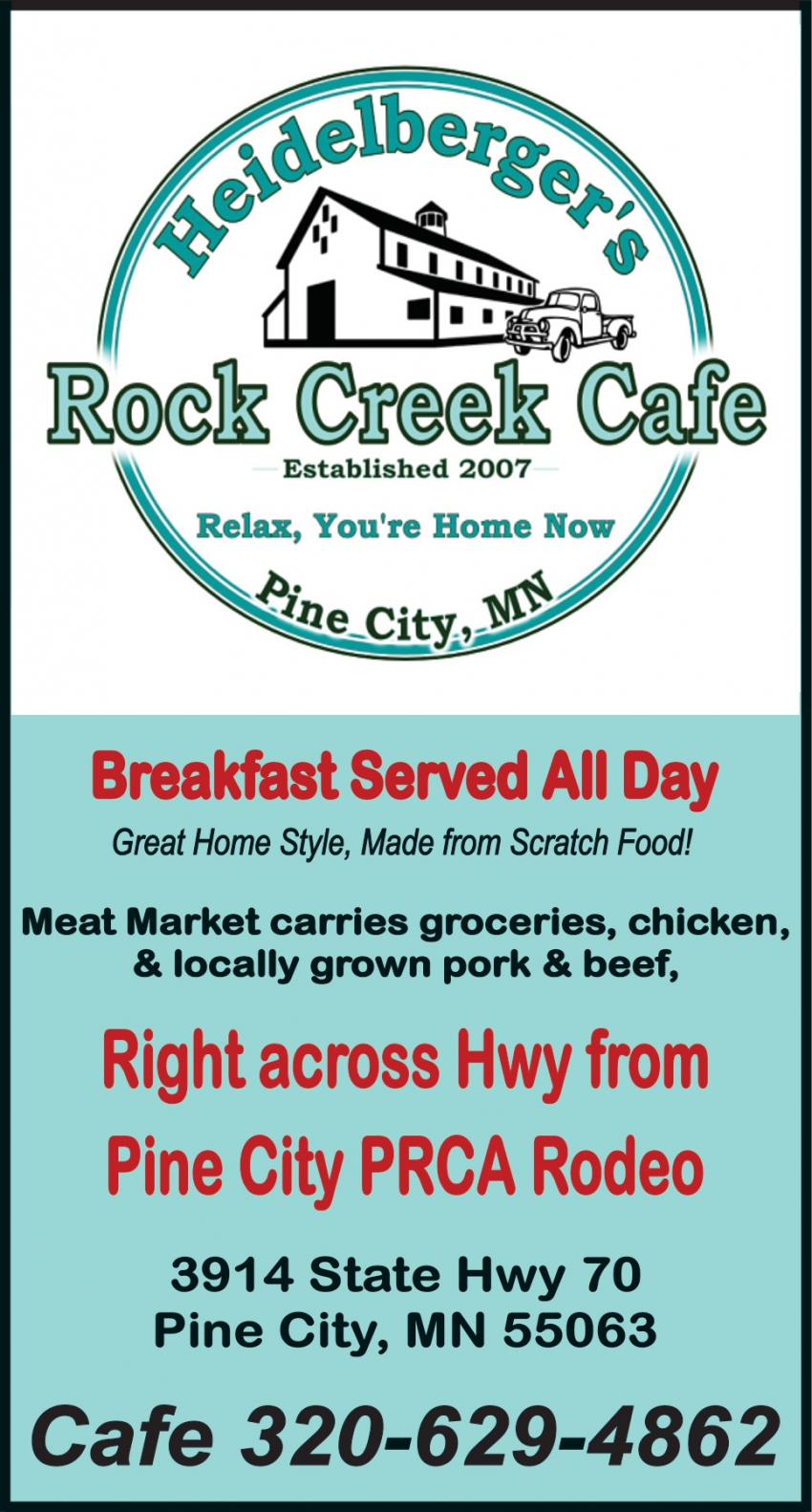 Heidelberger's Rock Creek Cafe & Meat Market