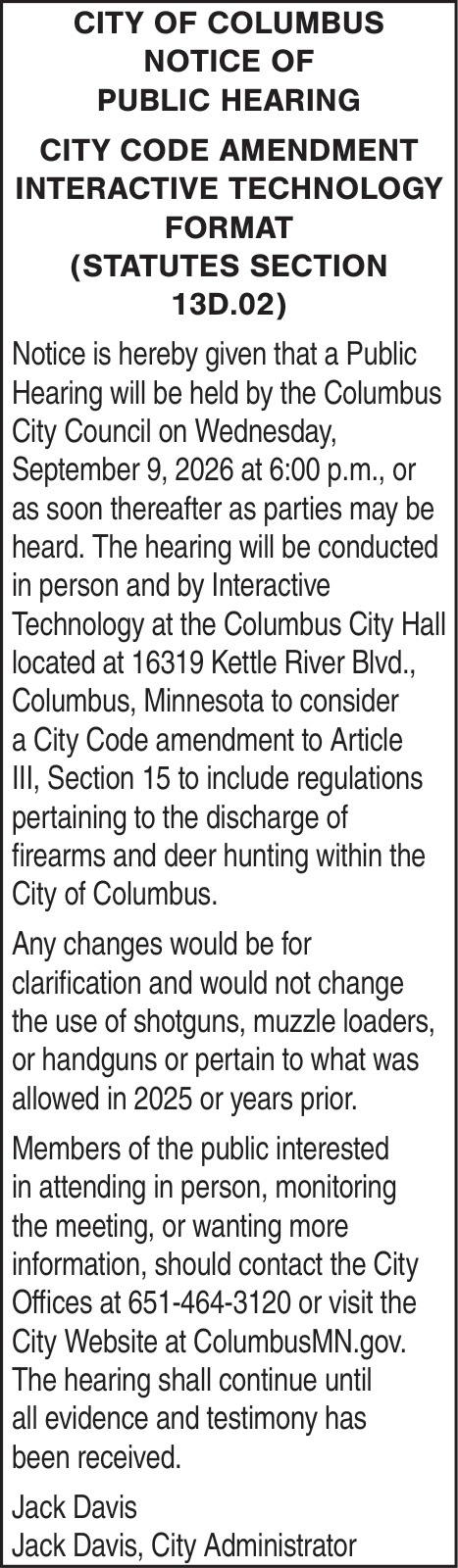 City Of Columbus