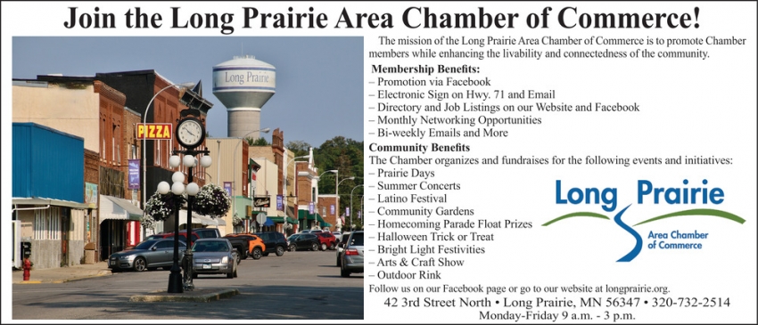Long Prairie Area Chamber of Commerce