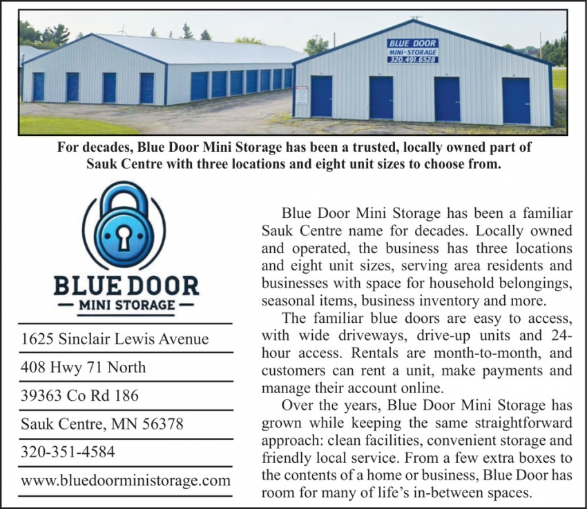 DCM - Blue Door Mini Storage