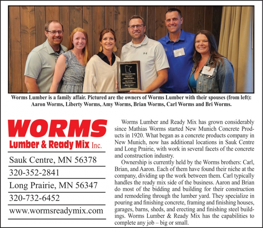 Worms Lumber And Ready Mix