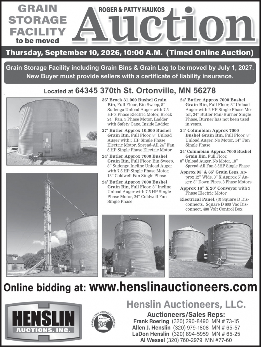 Henslin Auctions, Inc