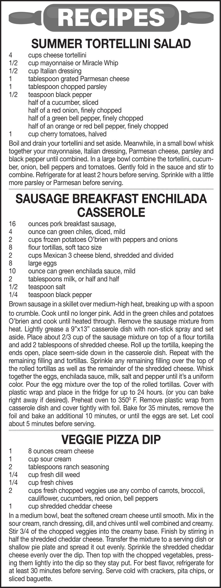 Recipes