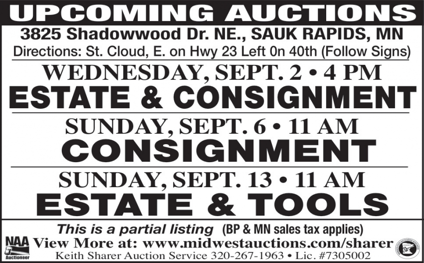 Keith Sharer Auction Service