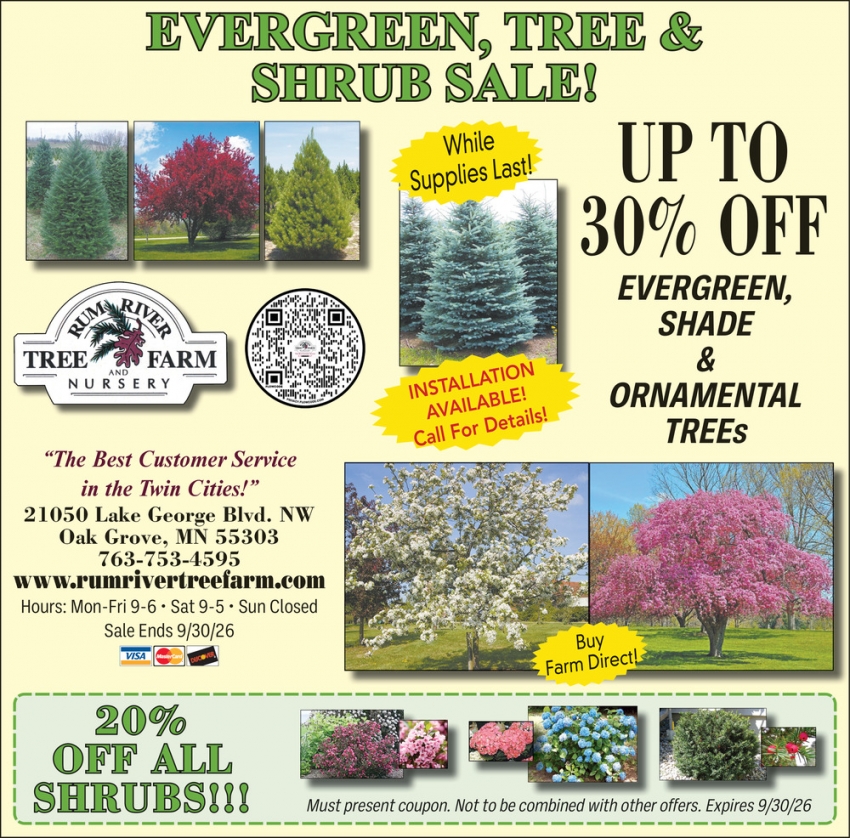 Rum River Tree Farm Nursery