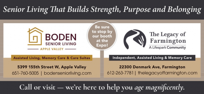 Boden Senior Living & the The Legacy of Farmington