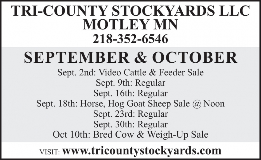 Tri-County Stockyards, LLC