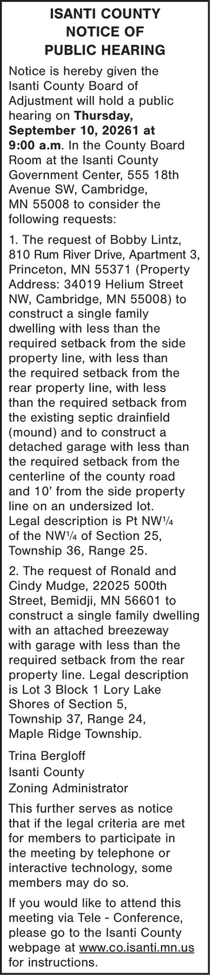 Isanti County
