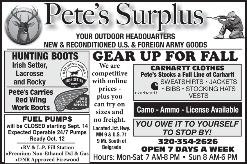 Pete's Surplus