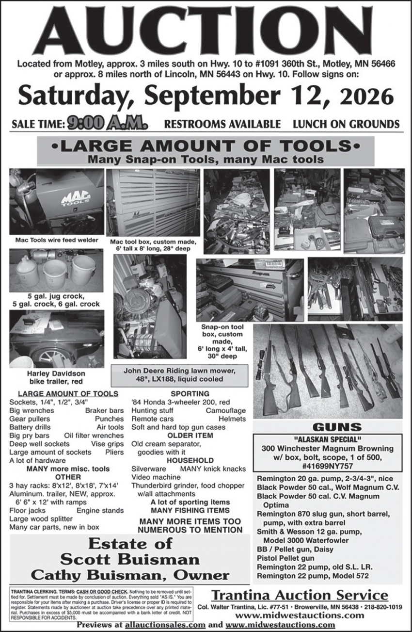 Trantina Auction Service