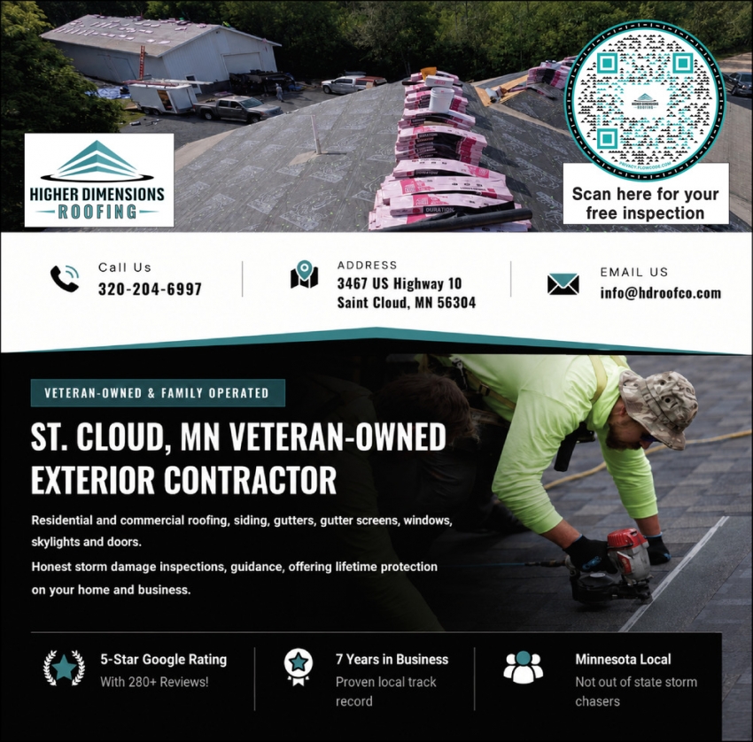 Higher Dimensions Roofing