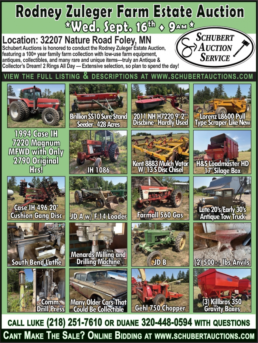 Schubert Auction Service