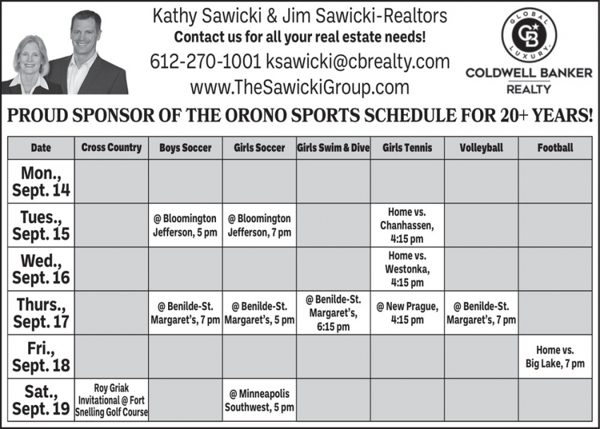 Kathy Sawicki & Jim Sawicki - Coldwell Banker