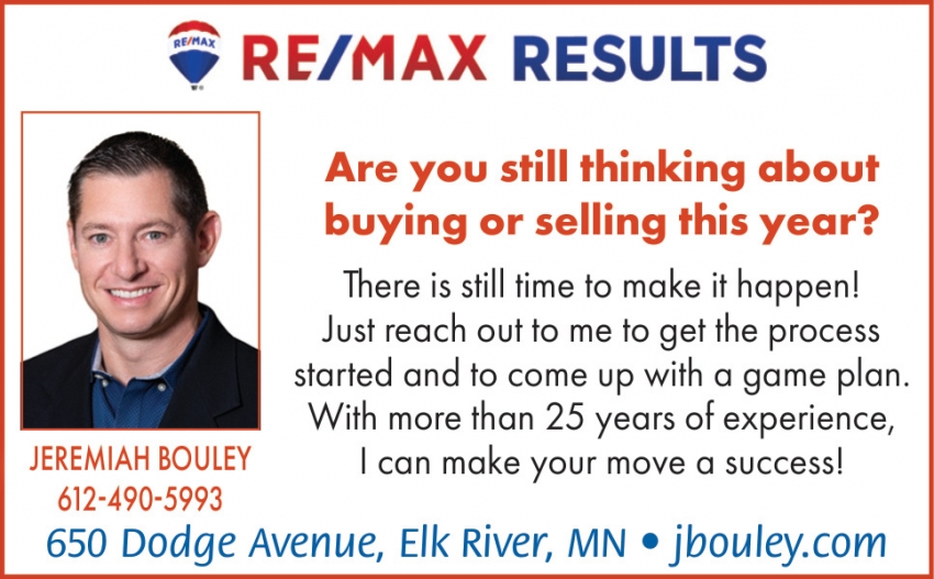 Re/Max Results - Jeremiah Bouley