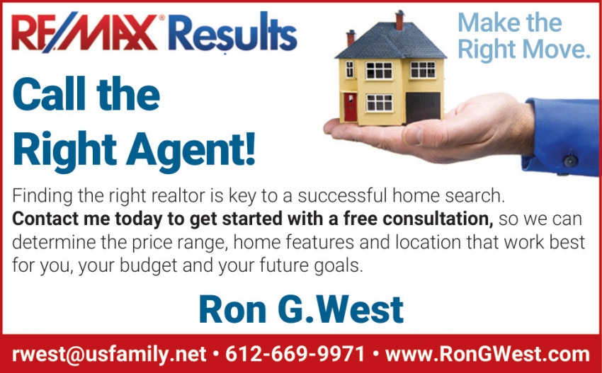 Re/Max Results- Ron G. West