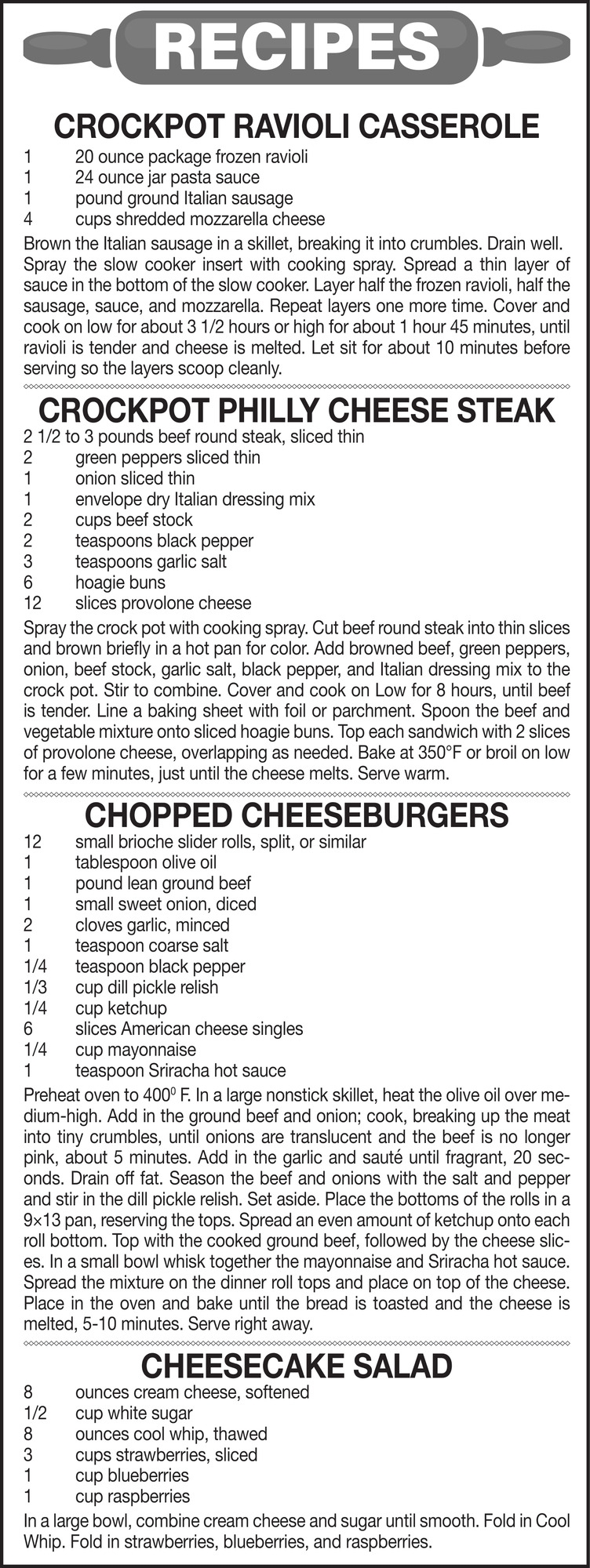 Recipes