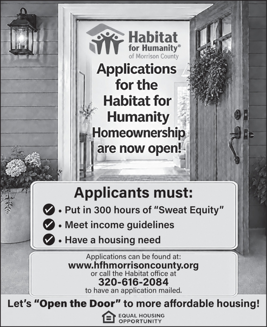Habitat For Humanity of Morrison County