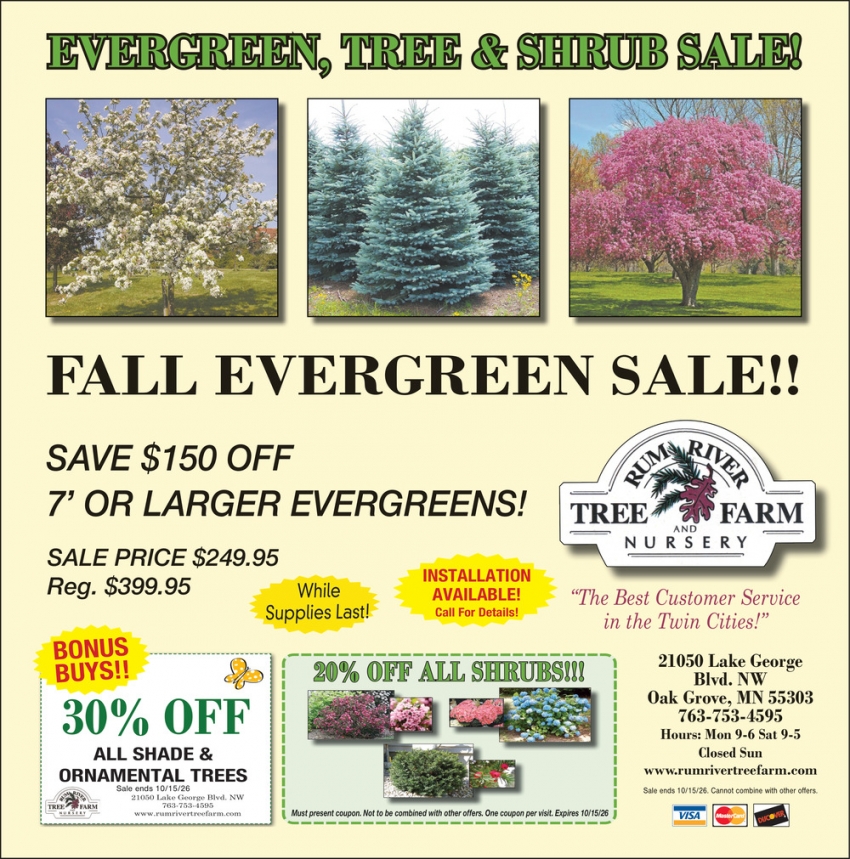 Rum River Tree Farm Nursery