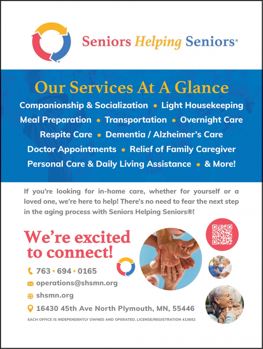 Senior Helping Seniors