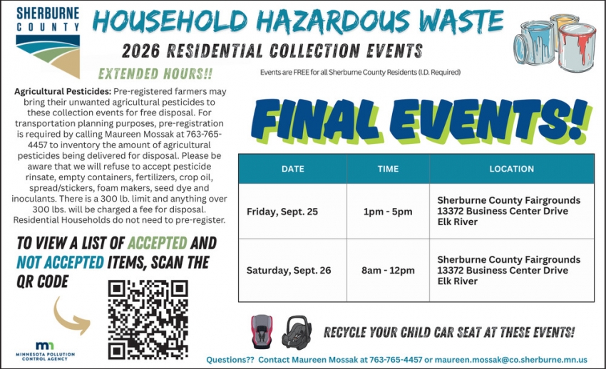 Sherburne County Household Hazardous Waste Collection