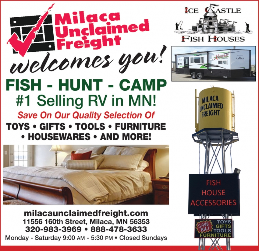 Milaca Unclaimed Freight