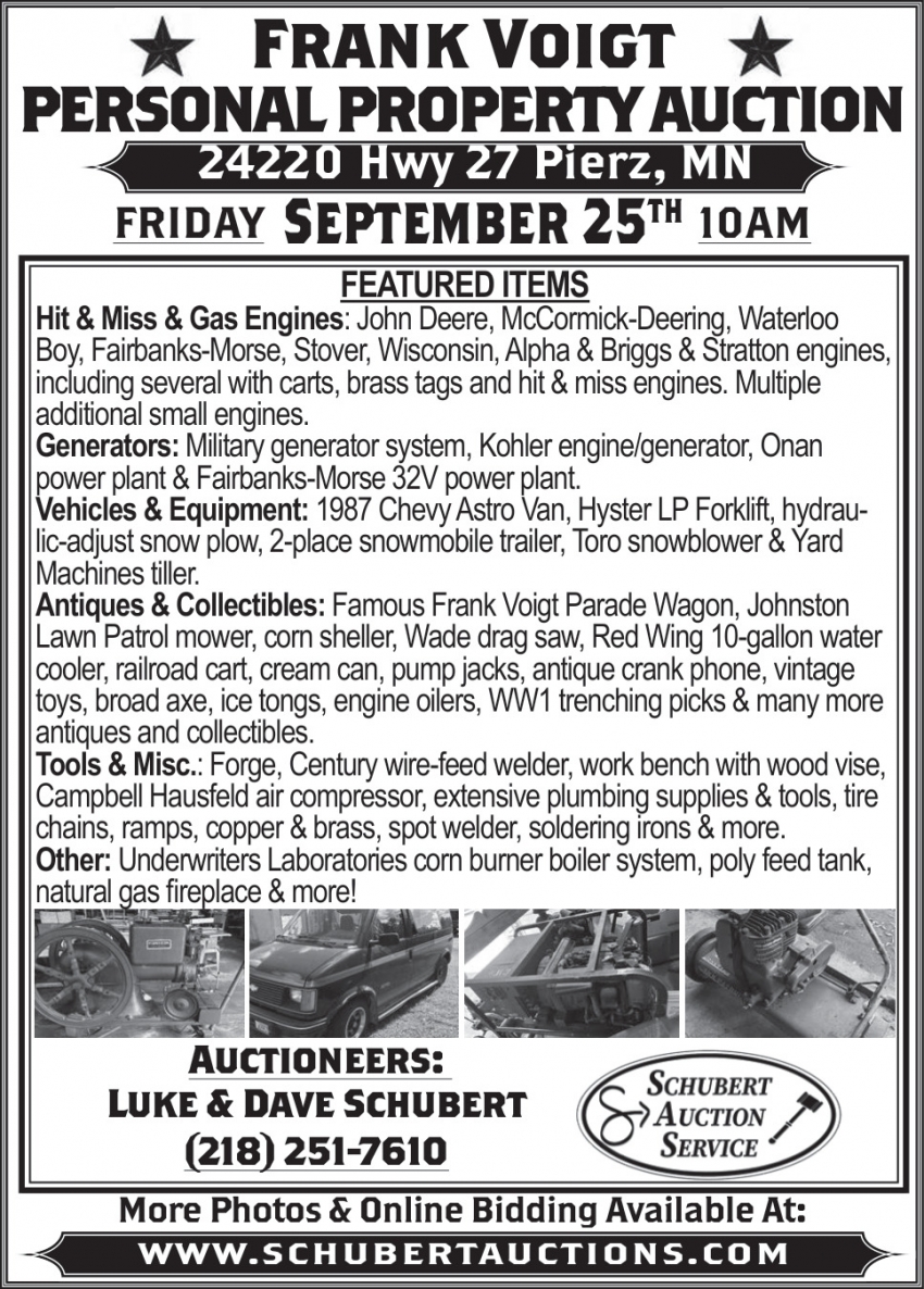 Schubert Auction Service