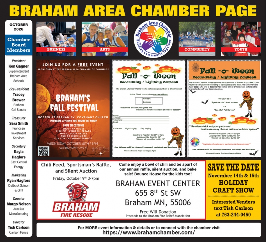 Braham Area Chamber