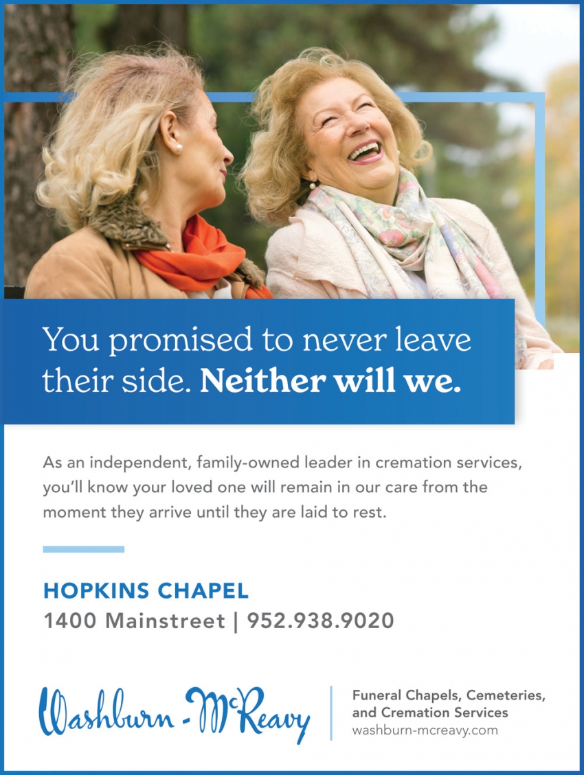 Washburn-McReavy - Hopkins Chapel