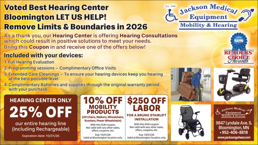 Jackson Medical Equipment Mobility & Hearing